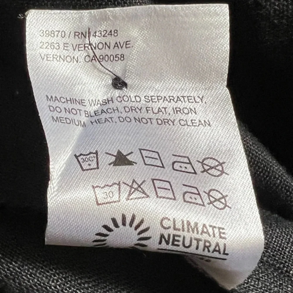Reformation Autumn Linen Black Adjustable Strap Jumpsuit Size 6 EUC